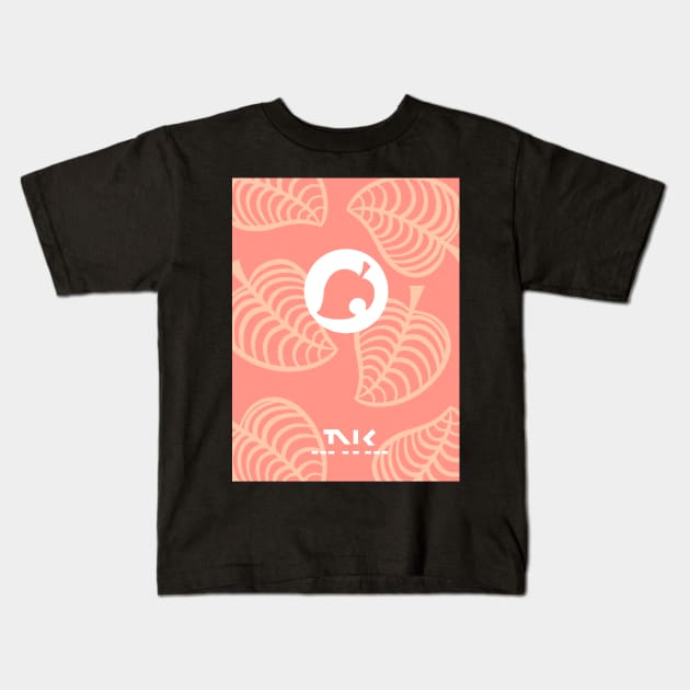 NookPhone - Peach Kids T-Shirt by peachycrossing